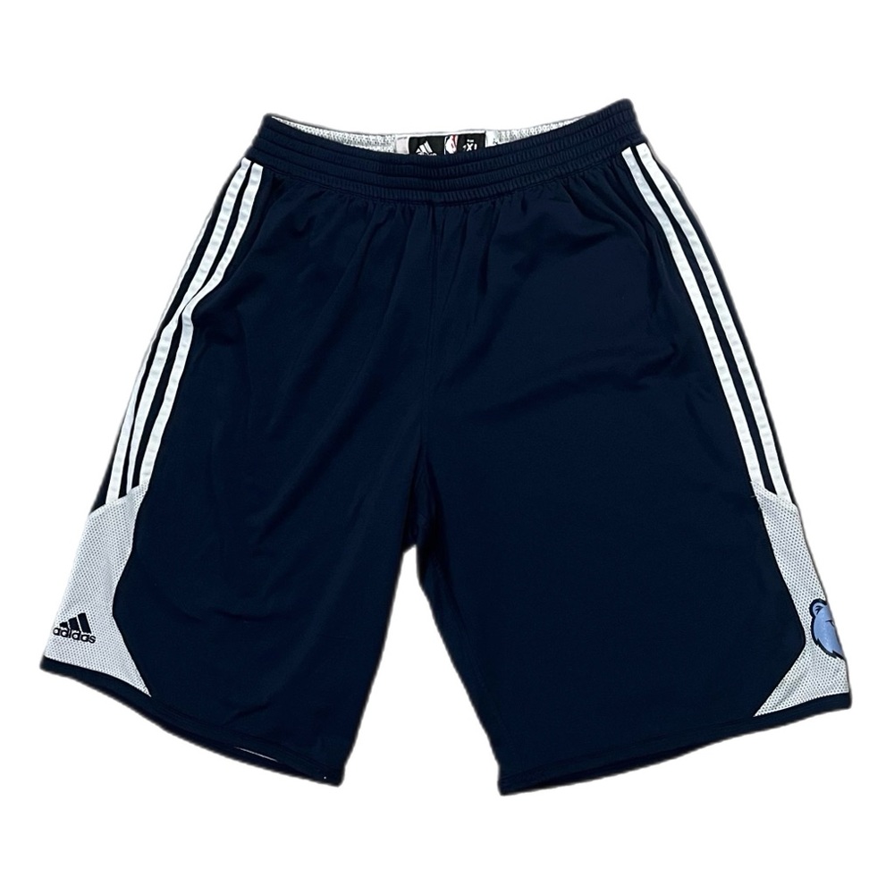 Used Adidas Memphis Grizzlies Practice Shorts Navy Size XXL